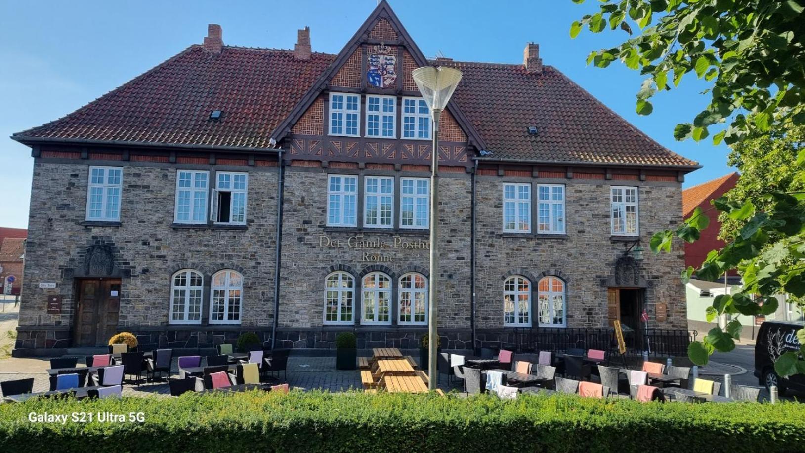 Hotel Det Gamle Posthus Rønne Esterno foto